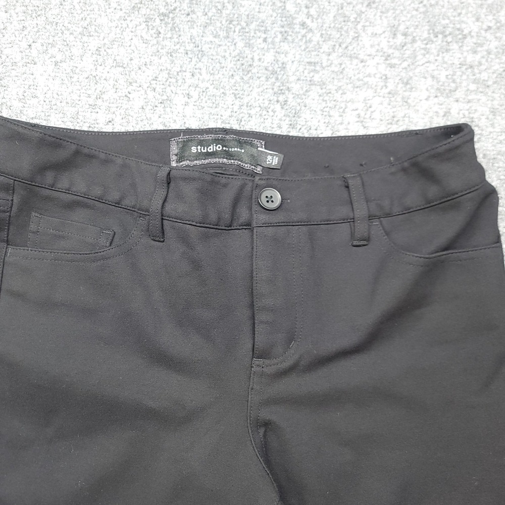 Studio by Torrid Womens Black Ponte Skinny Pants Size 12R 575536 - Picture 4 of 11